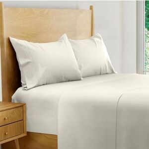 NWT Bamboo Home Luxury White 4-Piece Queen Sheet Set